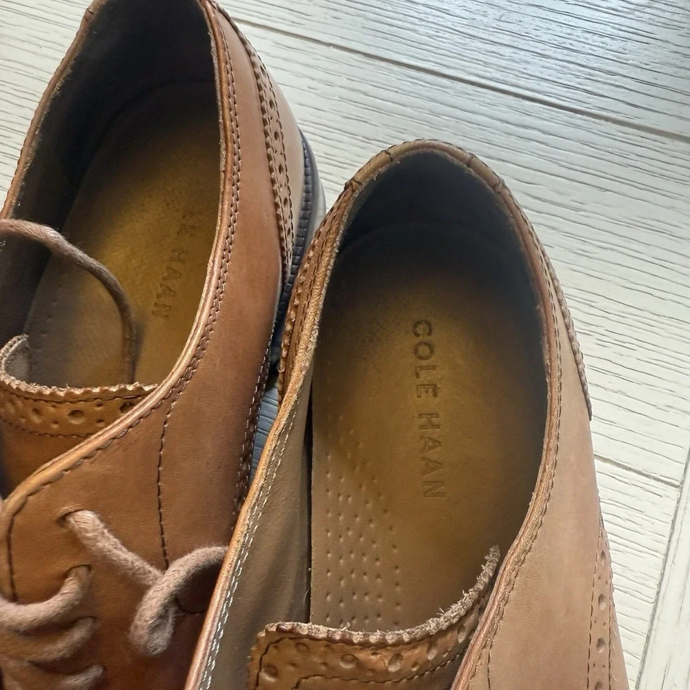 Cole Haan Harrison Original Grand Wingtip Oxford Mens Lace up Dress Shoe‎ 10.5M
